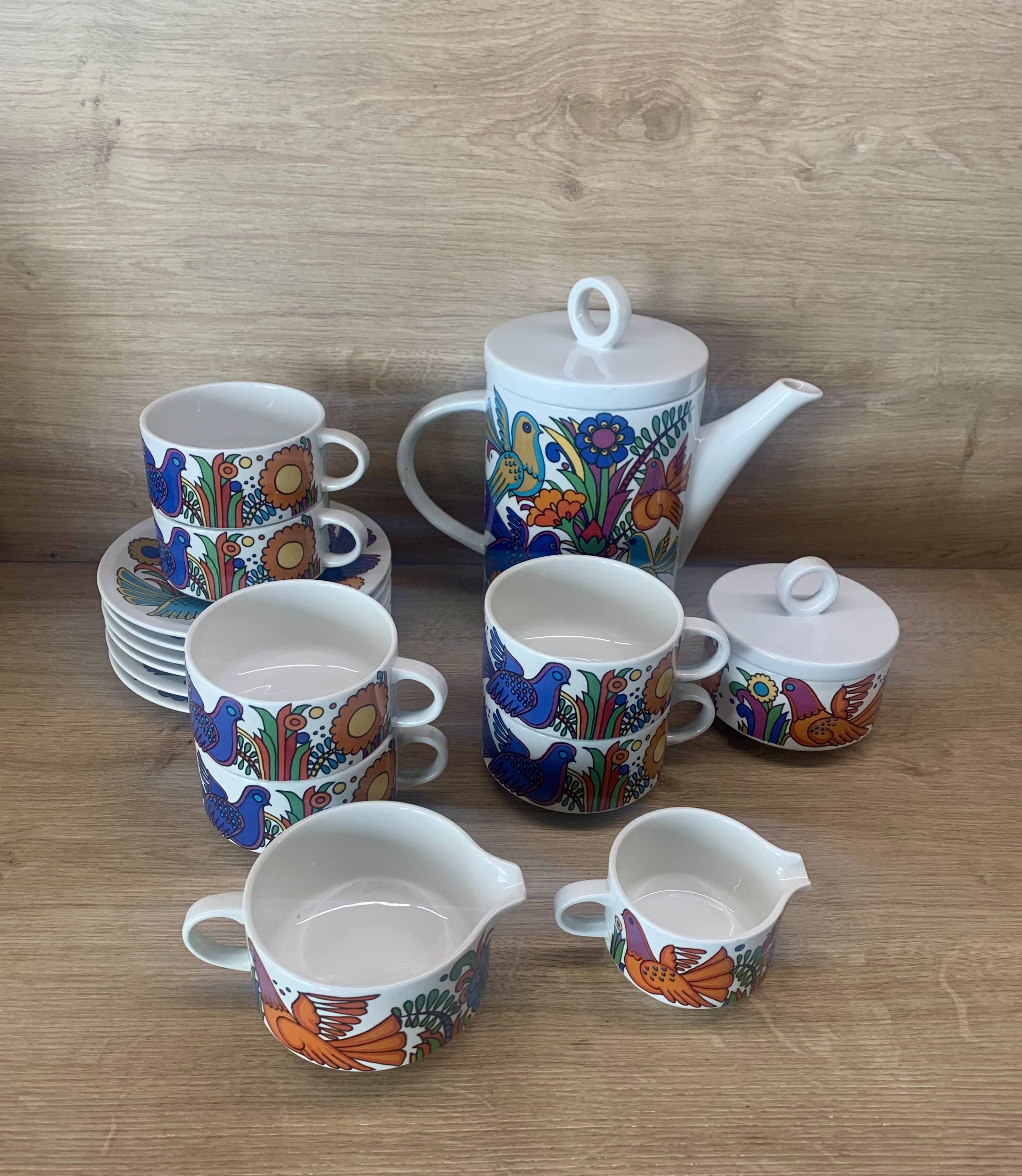 Service à café Acapulco, Villeroy & Bosch, années 1970