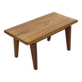 Vintage Solid Teak Wooden Side Table Plant Table Sixties