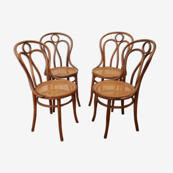 4 chairs bistro by Josef Hofmann type Thonet n°19