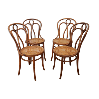 4 chairs bistro by Josef Hofmann type Thonet n°19