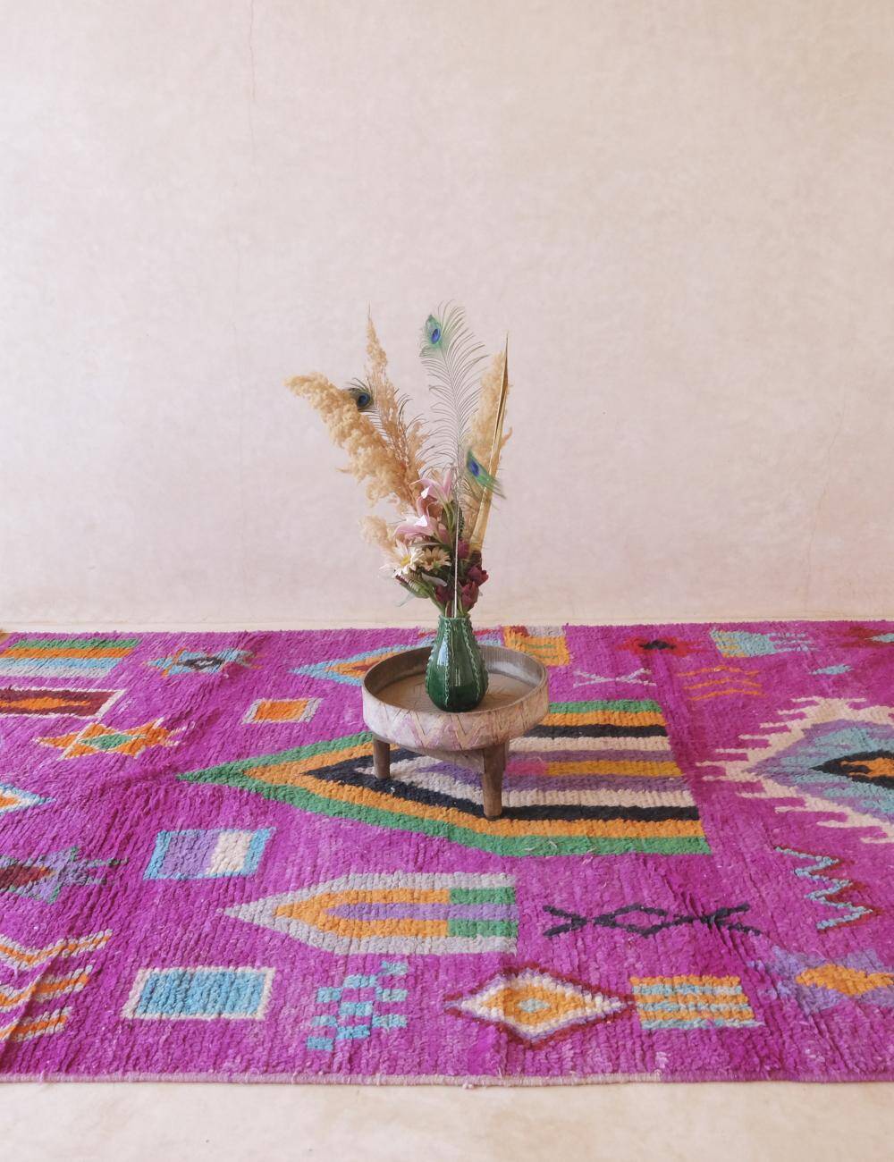 Colorful Berber Rug - 319 x 203 cm