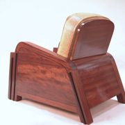 Paire de fauteuils Art Déco garniture style galuchat, circa 1930