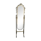 Brass psyche mirror 163x121cm