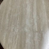 Vintage travertine coffee table from the 70s