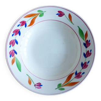 1 deep plate from Gien, Jeannine model