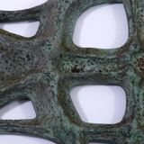 Brutalist "Timeless Elegance Bronze Wall Sculpture