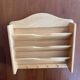 Wooden wall-mounted mail and key holder