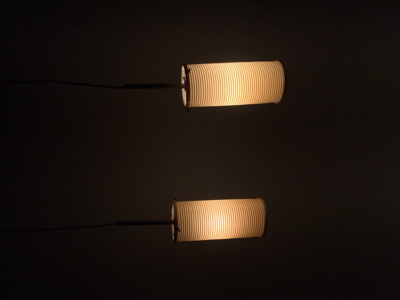 Double Pendant Lamp from Rotaflex, 1950s