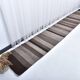 418x65 cm dark brown beige turkish runner wool kilim rug, corridor kilim
