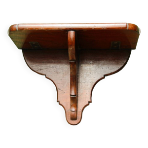 console d'applique murale - acajou