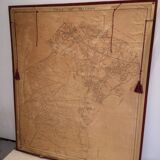 Historical map of the city of Meudon 1947, Ministry of Reconstruction