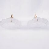 Art Deco swan neck wall lights