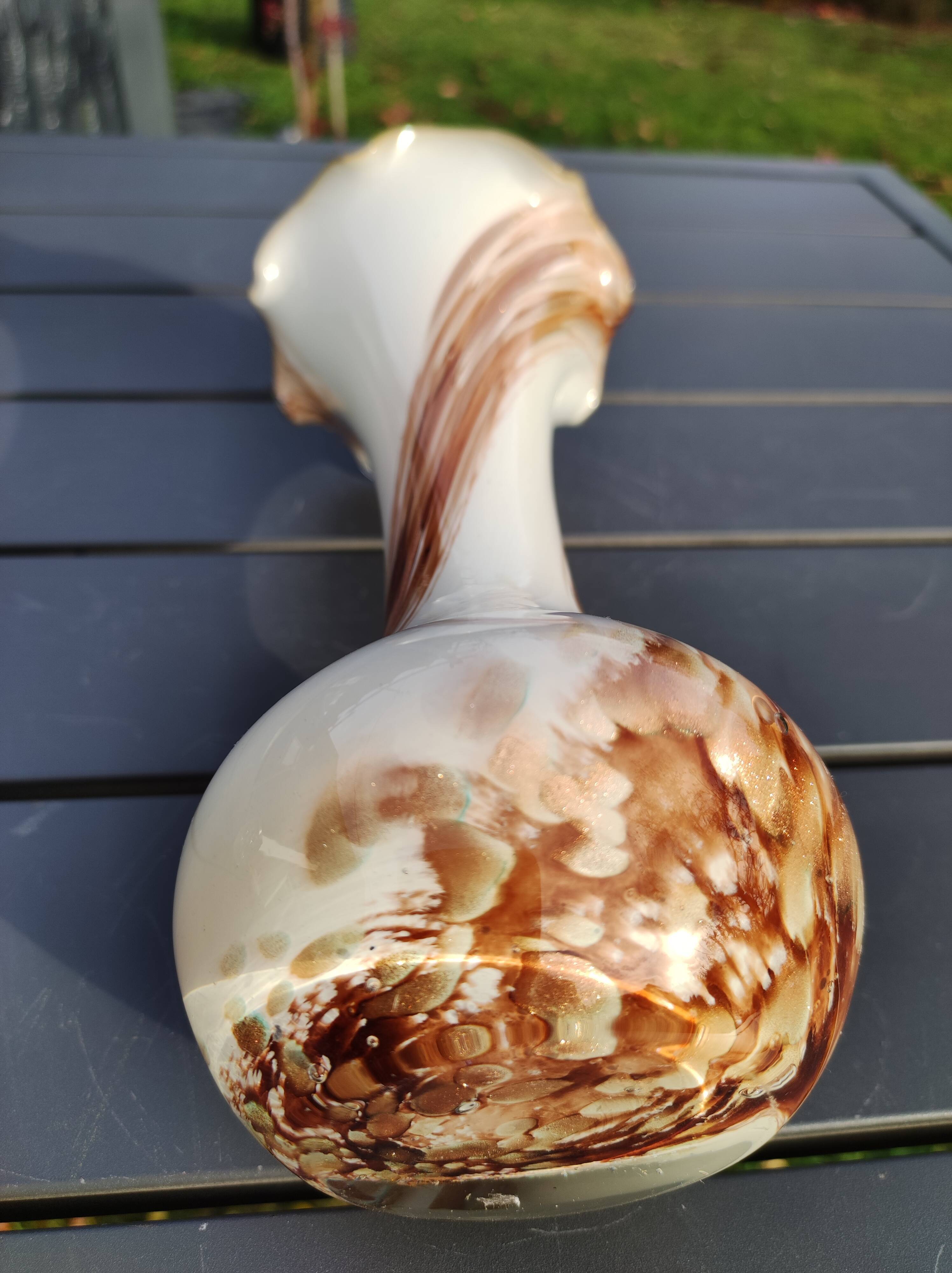 Vase vintage in blown glass
