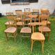 Lot 16 chaises bistrot dépareillées