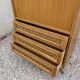 Secretaire décor rotin