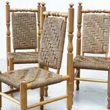 set of 3 sidechairs / dining chairs