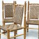 set of 3 sidechairs / dining chairs