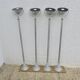 Serie de 4 suspensions Artemide "mikado" design F.A. Porsche années 80