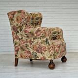 1950s danish vintage relax armchair in fabric