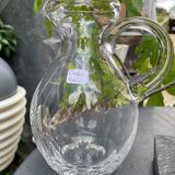Old crystal pitcher cut