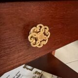 Vintage solid wood bedside table