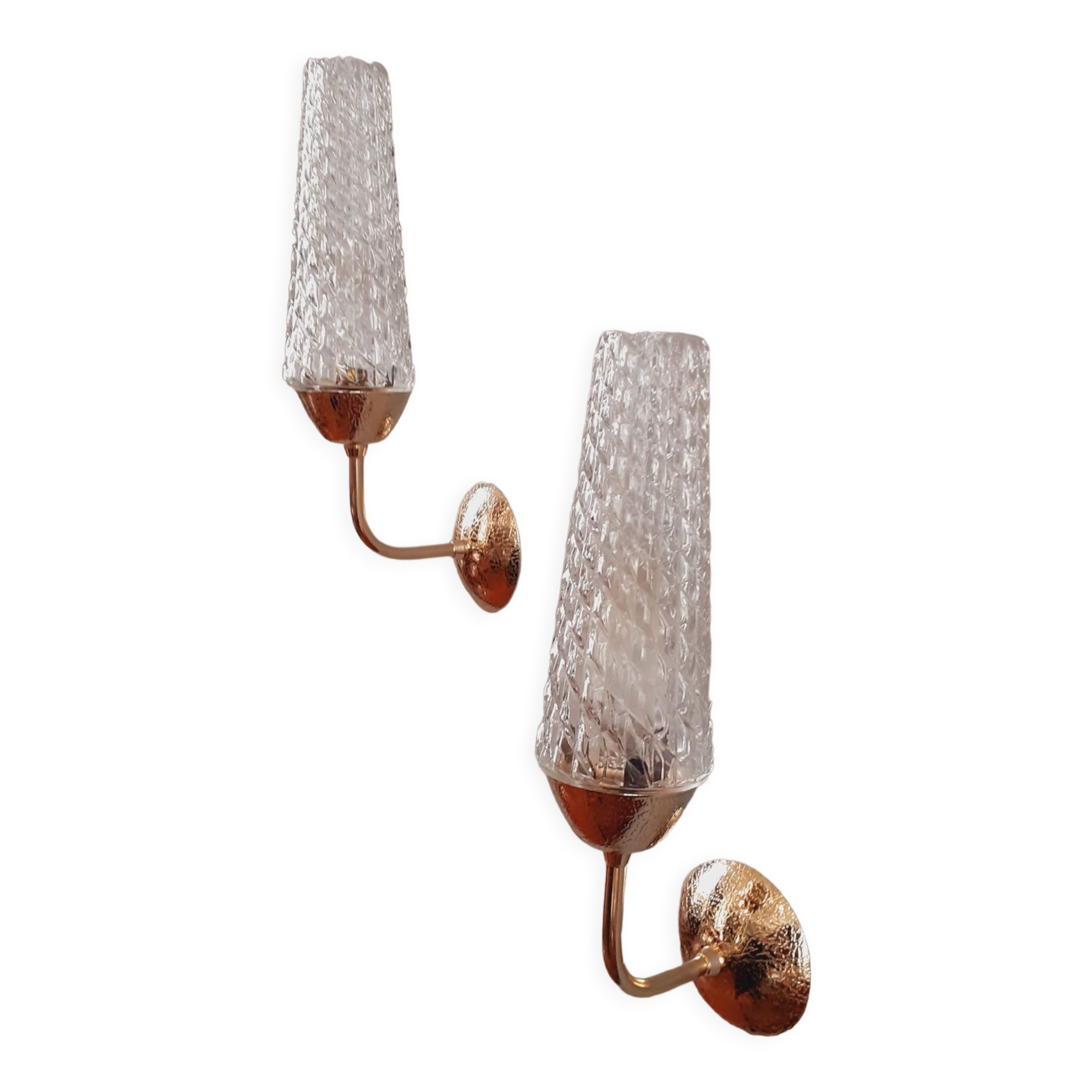 Pair of wall lamps year 60 vintage