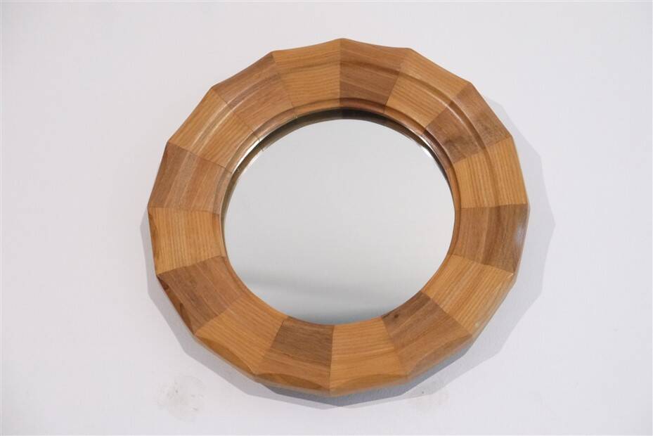 Vintage wooden mirror