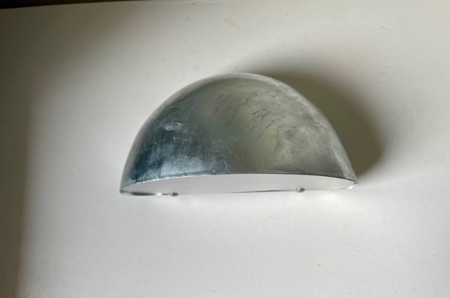 Danish Design Vintage Outdoor Wall Lamp in Galvanized Steel