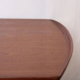 Scandinavian coffee table in teak and Briare enamels, vintage branded Bovirke