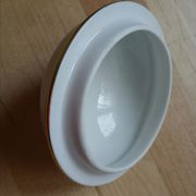 Sucrier vintage porcelaine de Limoges liseré or