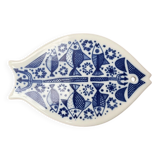 Mid-century porcelain fish wall plate from Porsgrund, Norway, 1960s.