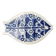Mid-century porcelain fish wall plate from Porsgrund, Norway, 1960s.