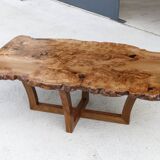 Elm burl coffee table