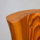 Pair of pinewood sculptures by Ineke van Zuuren, 1970s