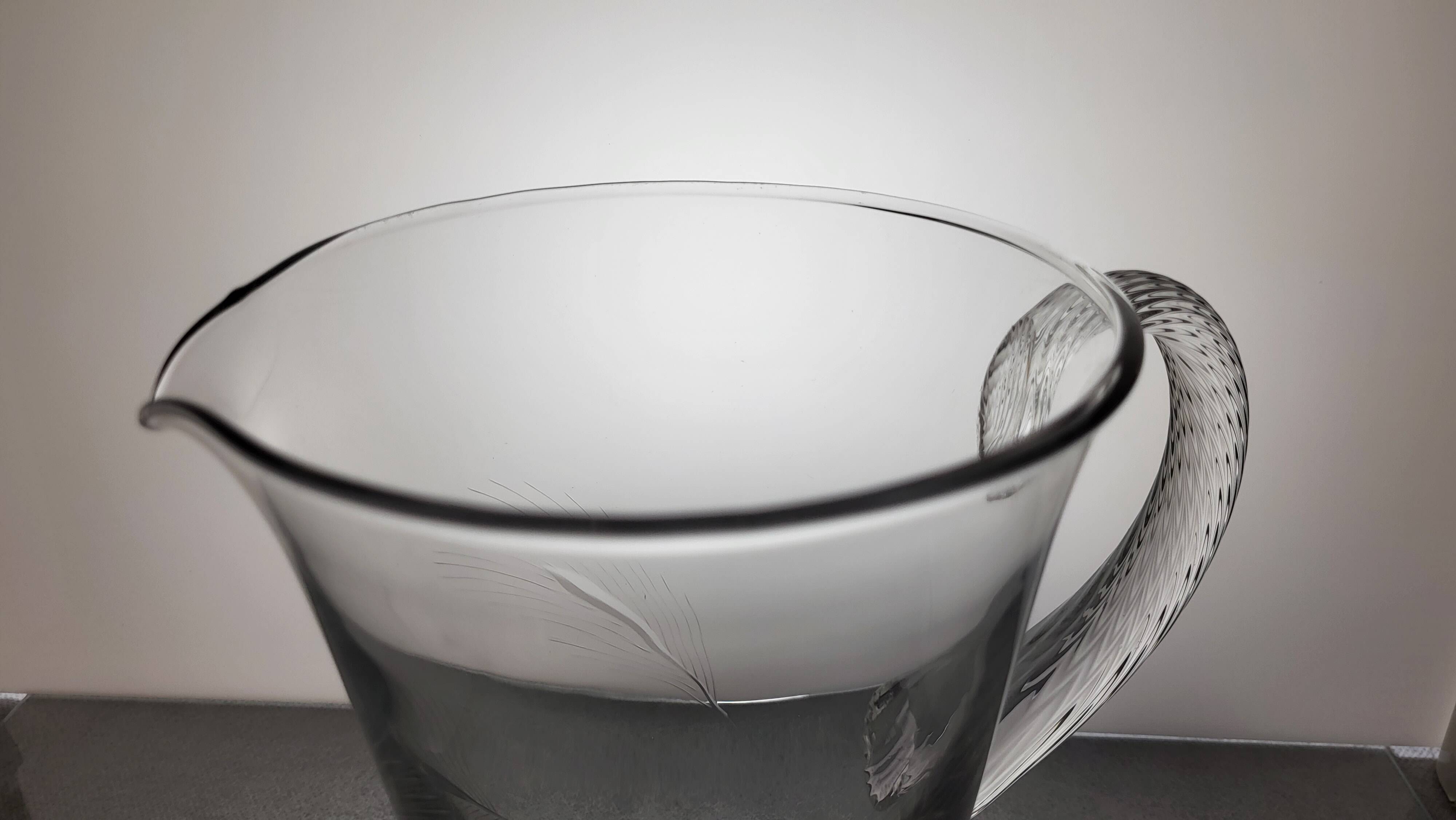 1960s crystal pitcher (wheat)