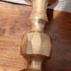 pair of vintage bronze candlesticks from the 1940s