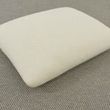 Maralunga 3-seat Sofa with Footrest in offwhite by Vico Magistretti for Cassina, Italy