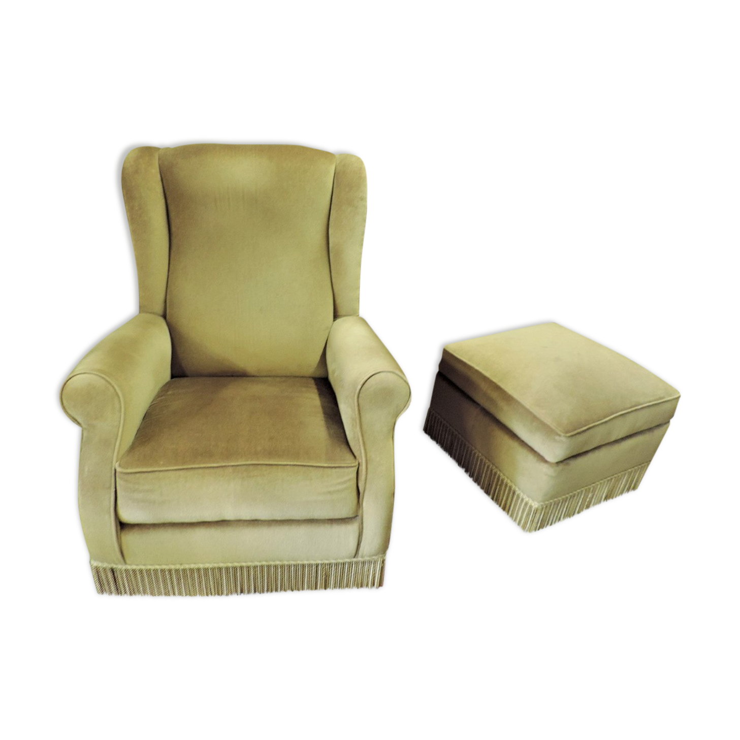 Armchair and stool
