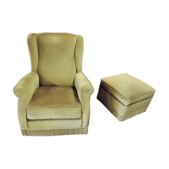 Armchair and stool