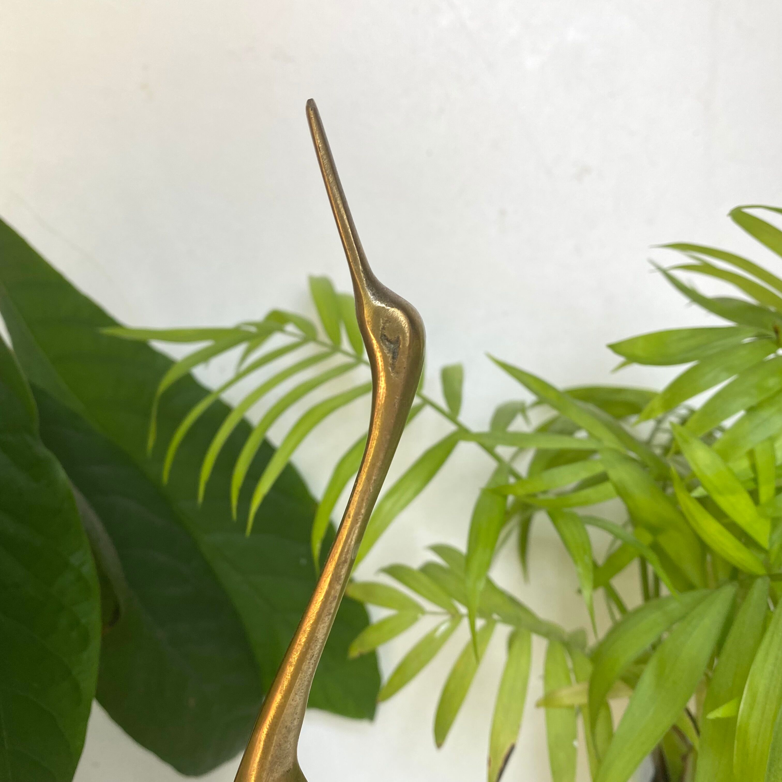 Oiseau en laiton vintage