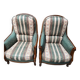 2 fauteuils Bergère style Louis XV