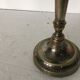 Pair of Louis XVI style in silver bronze candelabra