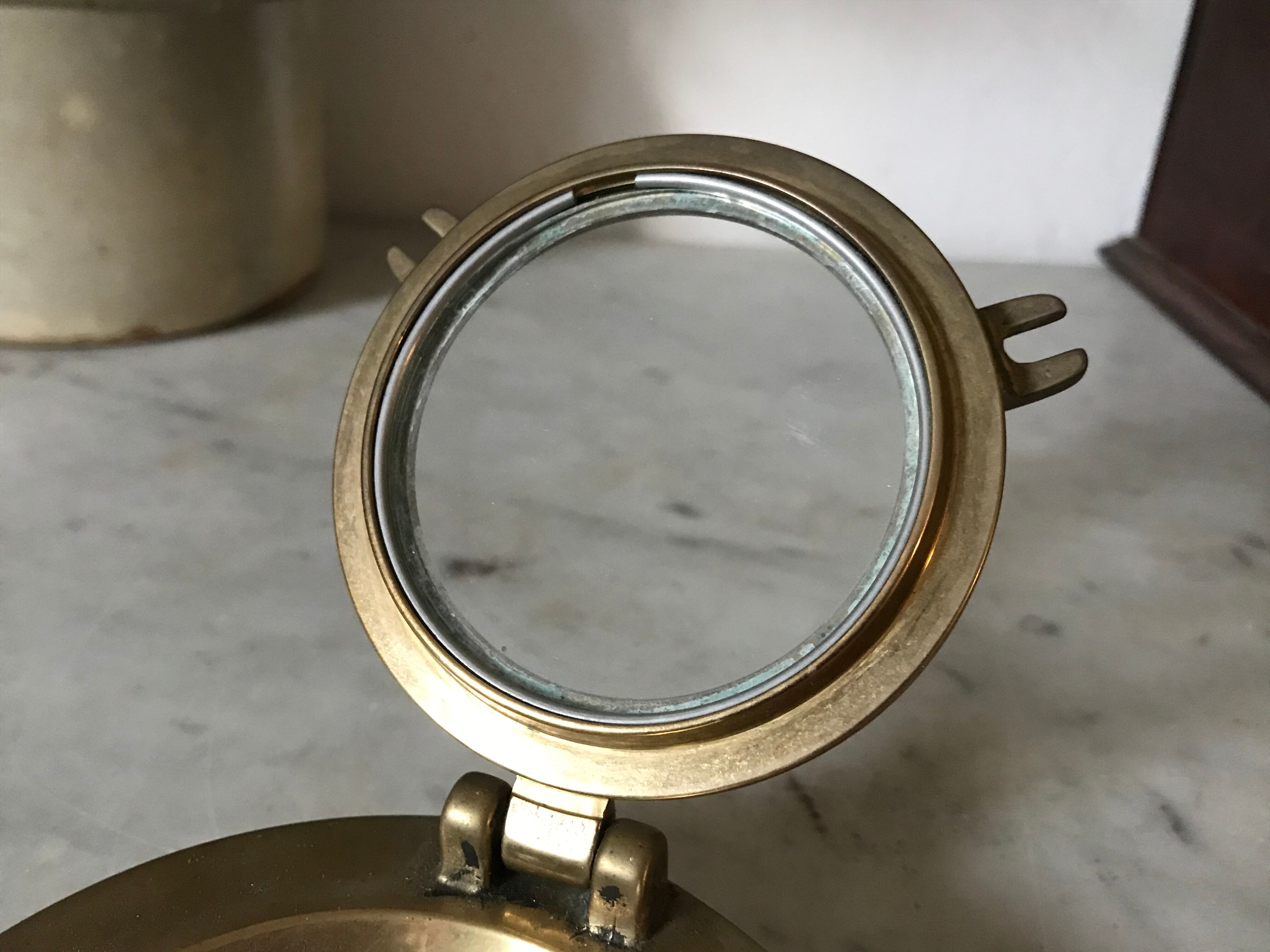 Vintage brass ashtray