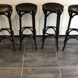 Série de 6 tabourets de bistrot