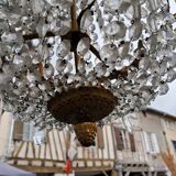 hot air balloon style tassel chandelier