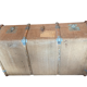 Old flat trunk totally covered with jute and wooden sleepers