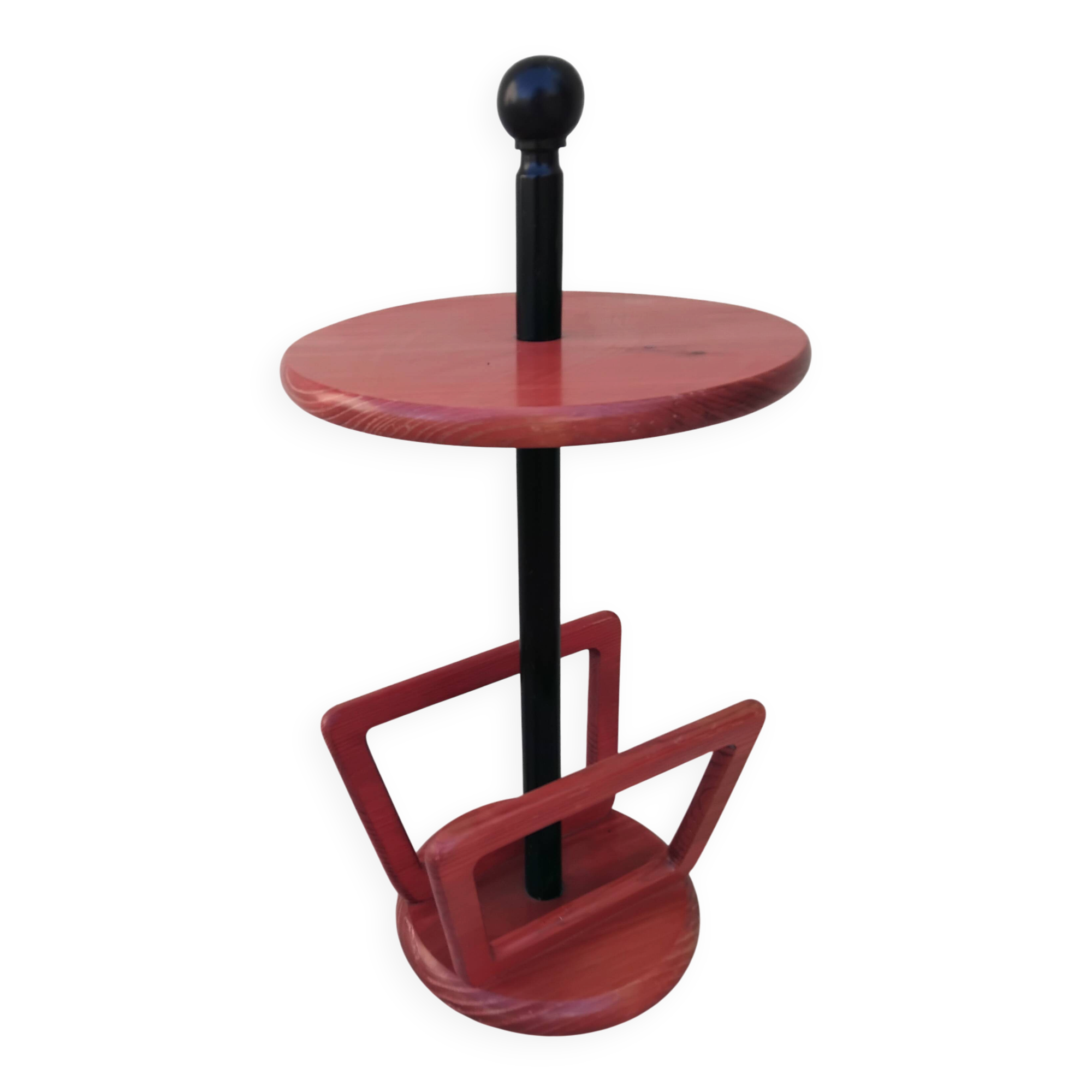 Table d'appoint, porte-revue vintage scandinave