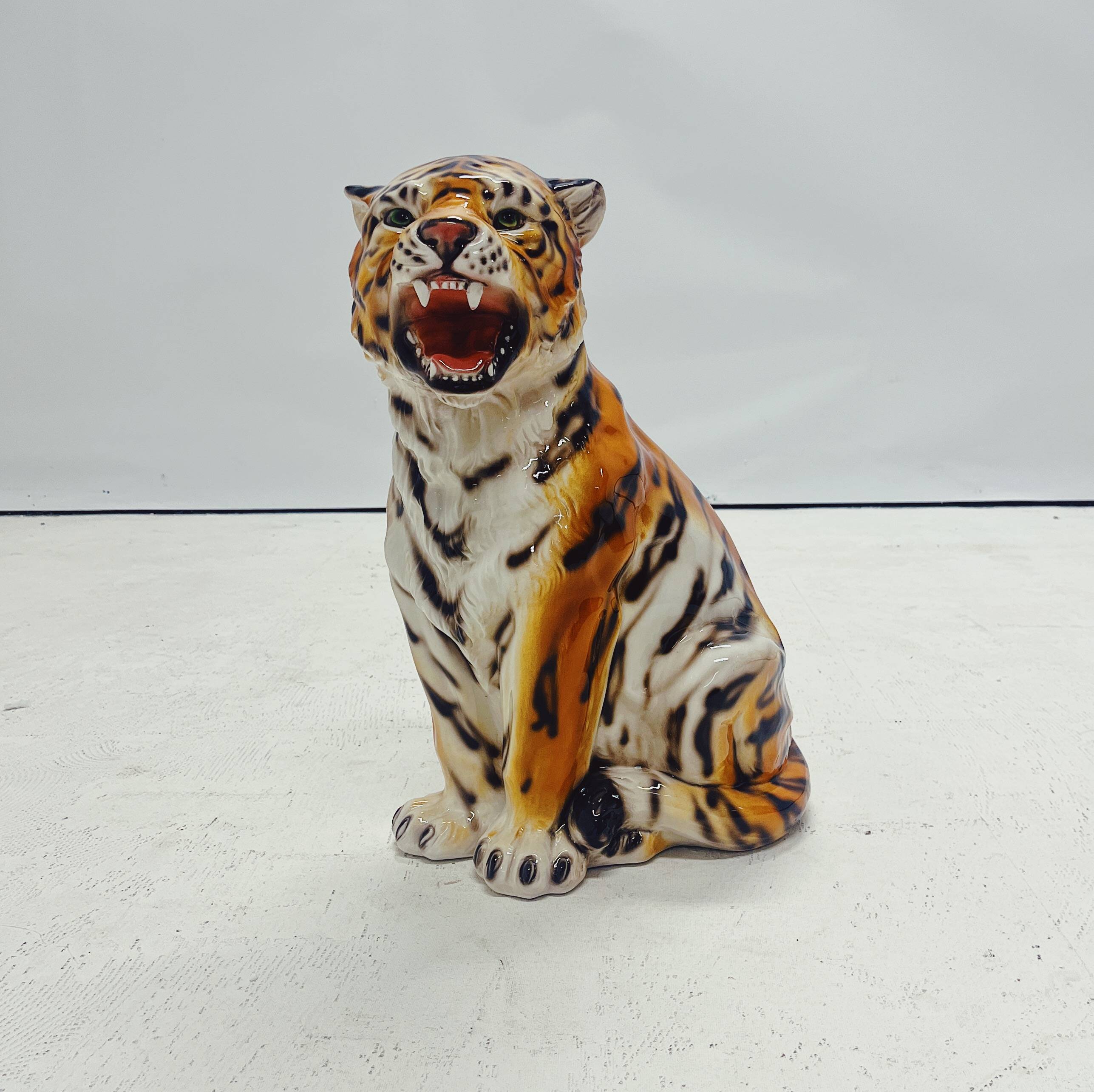 Tiger Statue Ceramic