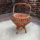 Set living room armchairs sofa, table and seamstress in vintage rattan
