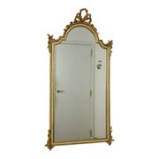 Miroir en feuille d'or Deknudt de style baroque